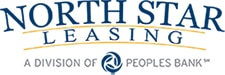 Blue text Logo for North Star Leasing